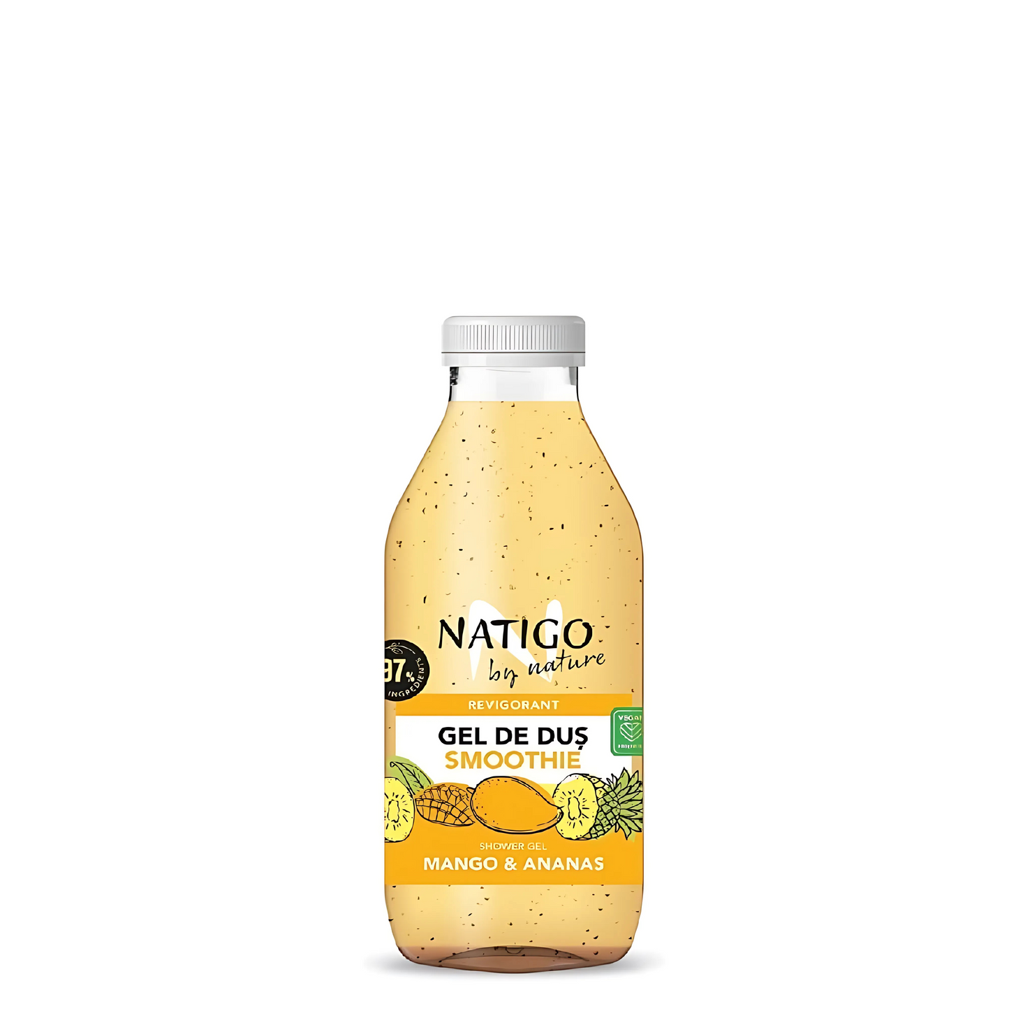Gel de Duș Smoothie Mango și Ananas Natigo
