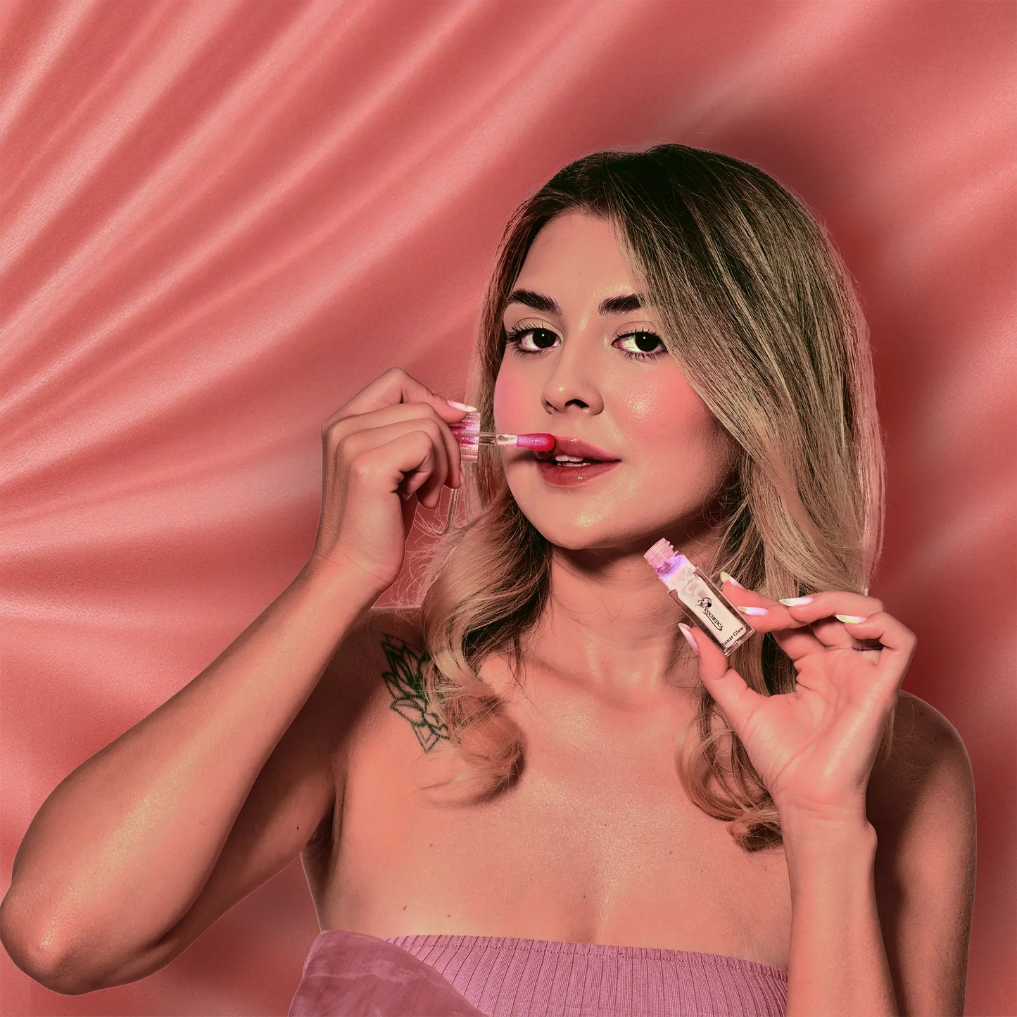 Lip Oil Lunar Glow Pink Magic Cochetica by Lorena Popa