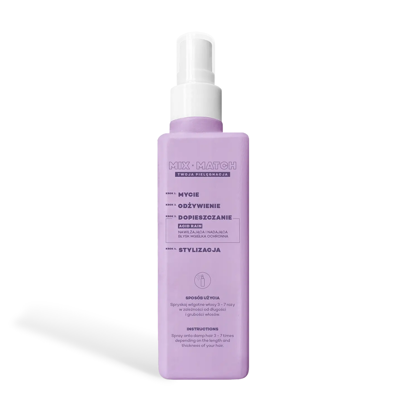 ACID RAIN - Spray cu pH acid de 4 pentru descurcarea parului