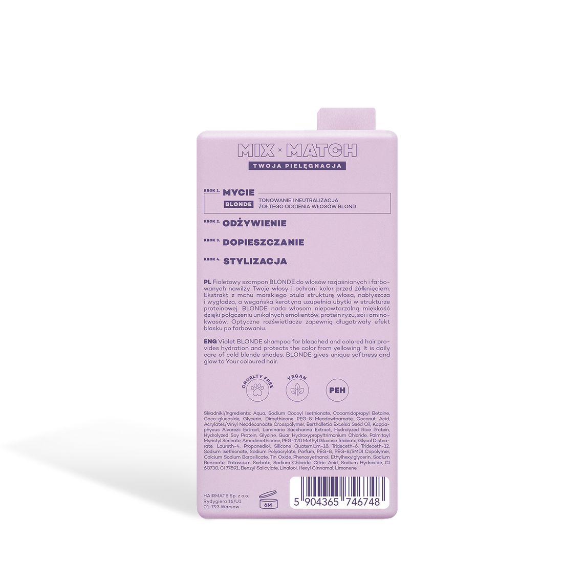 Sampon Blonde Care HAIRMATE
