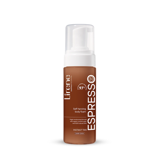 Spumă de Corp Autobronzantă Espresso Lirene