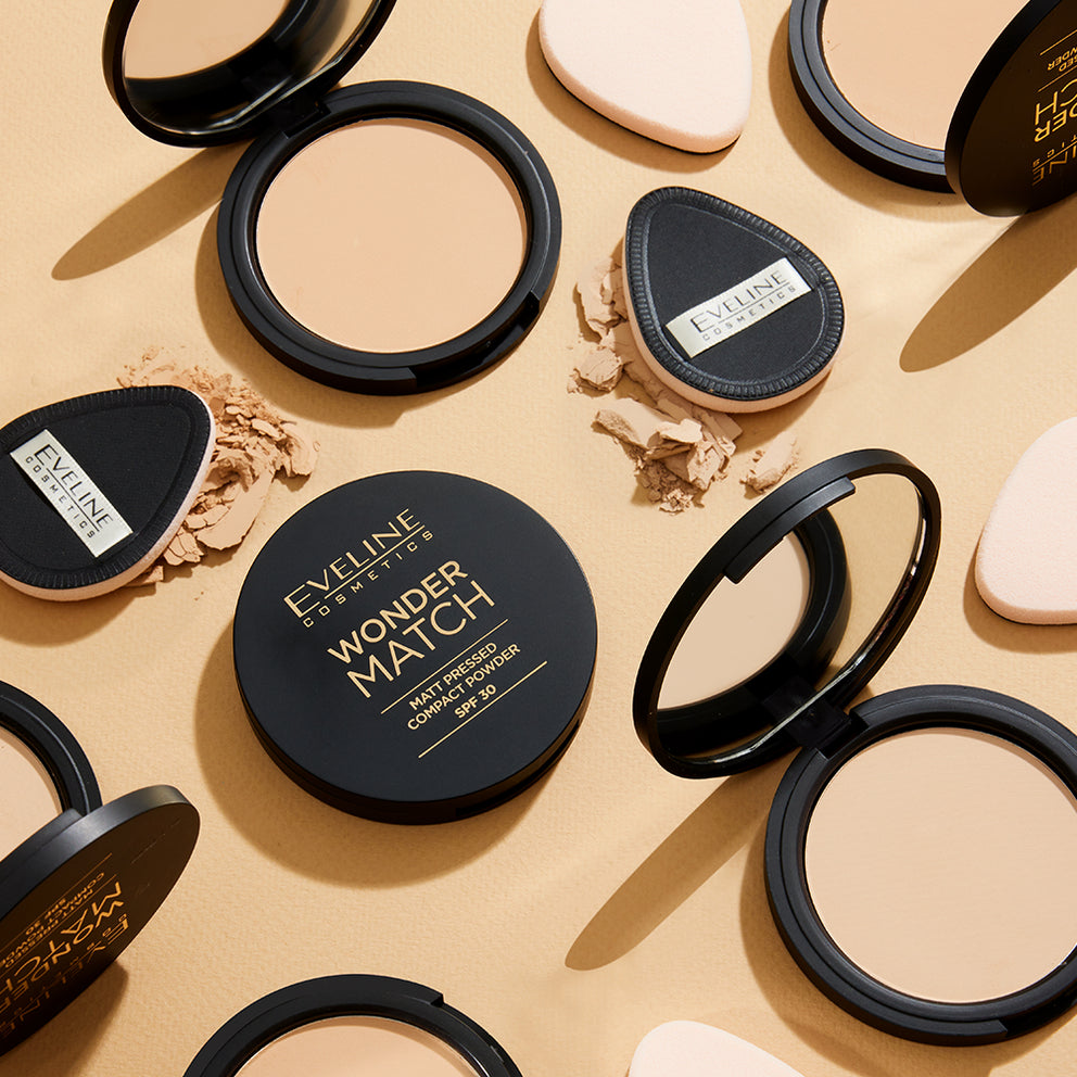 Pudră Presată Matifiantă Wonder Match SPF30 Eveline