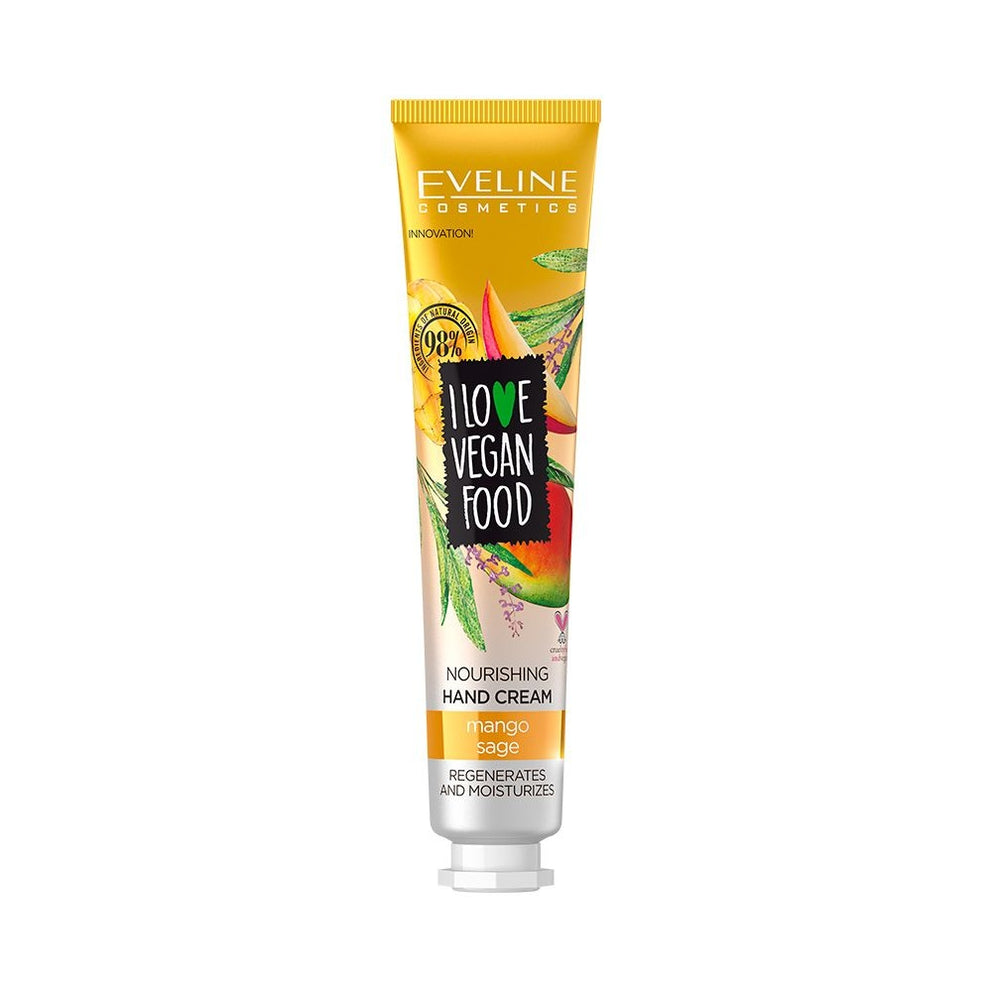 Cremă de Mâini Hidratantă Eveline – Zmeură, Mango & Avocado, Hrană și Protecție pentru Piele