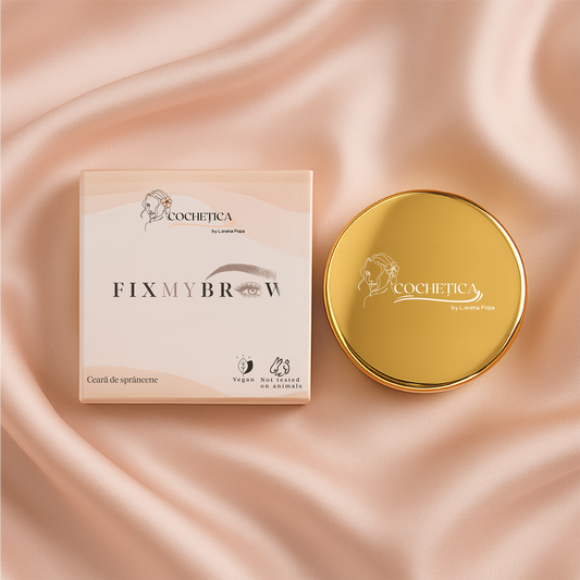 Ceară de Sprâncene+Pensulă Fix My Brow Cochetica by Lorena Popa