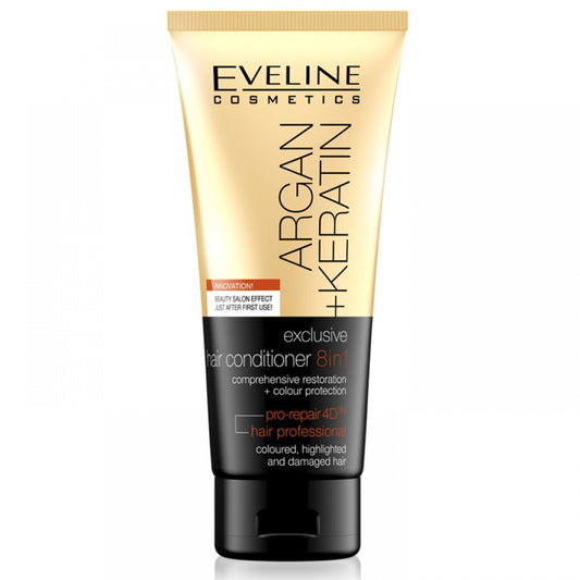 Balsam de Păr 8în1 Argan+Keratin Eveline
