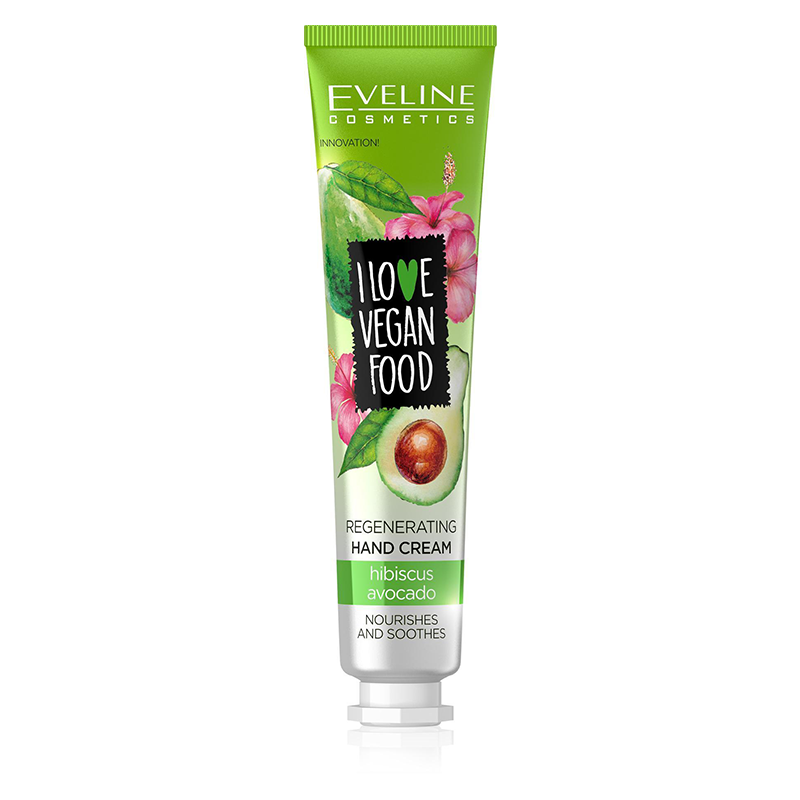 Cremă de Mâini Hidratantă Eveline – Zmeură, Mango & Avocado, Hrană și Protecție pentru Piele
