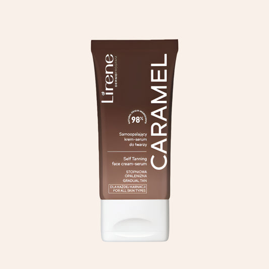 Cremă-Ser Autobronzantă pentru Față Caramel Lirene