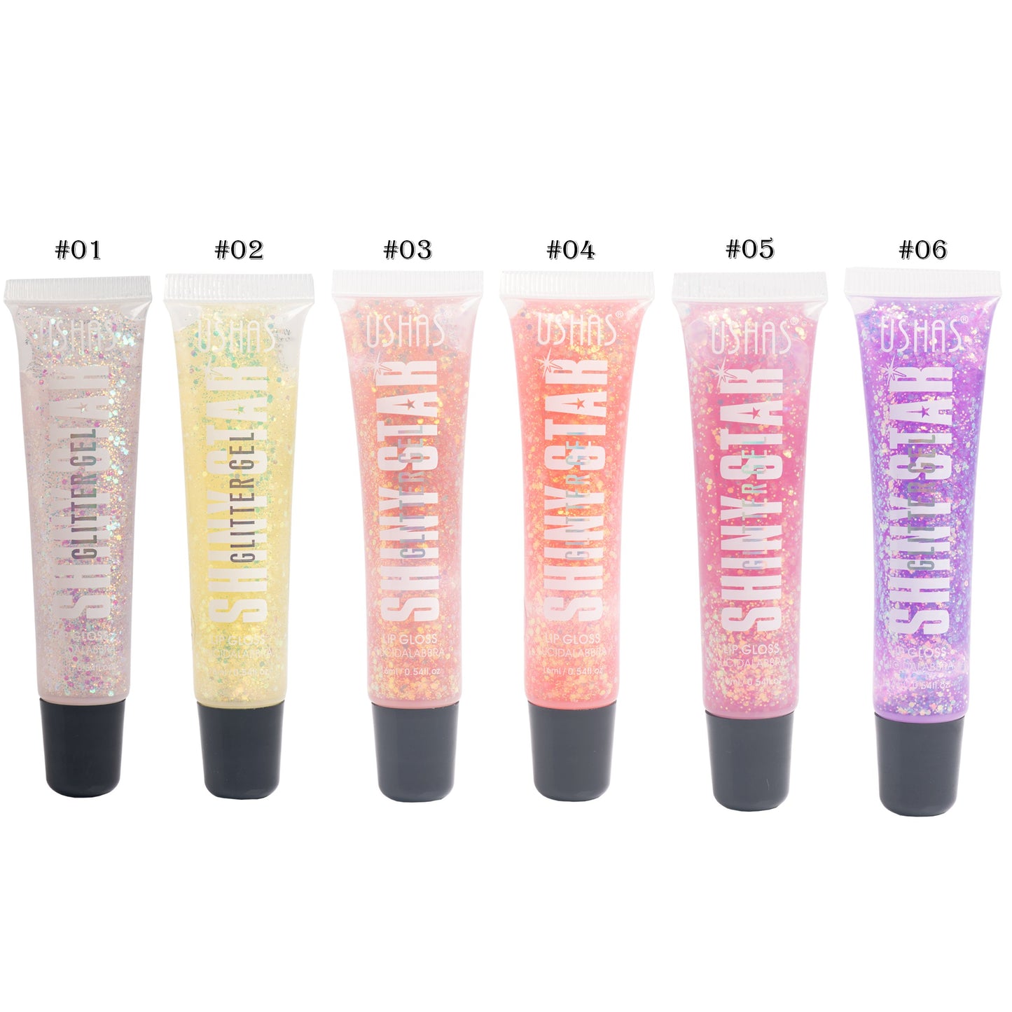 Lip gloss glitter ushas