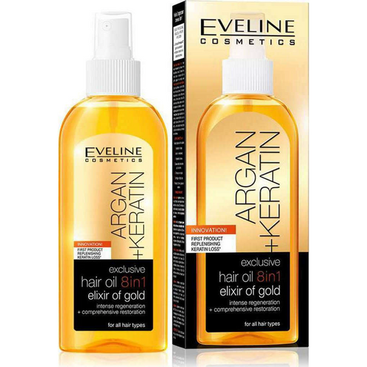 Ulei de Păr cu Argan și Keratina Eveline