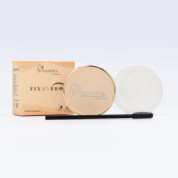 Ceară de Sprâncene + Pensulă Fix My Brow Cochetica by Lorena Popa