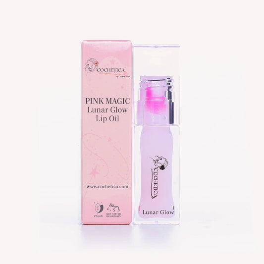 Lip Oil Lunar Glow Pink Magic Cochetica by Lorena Popa