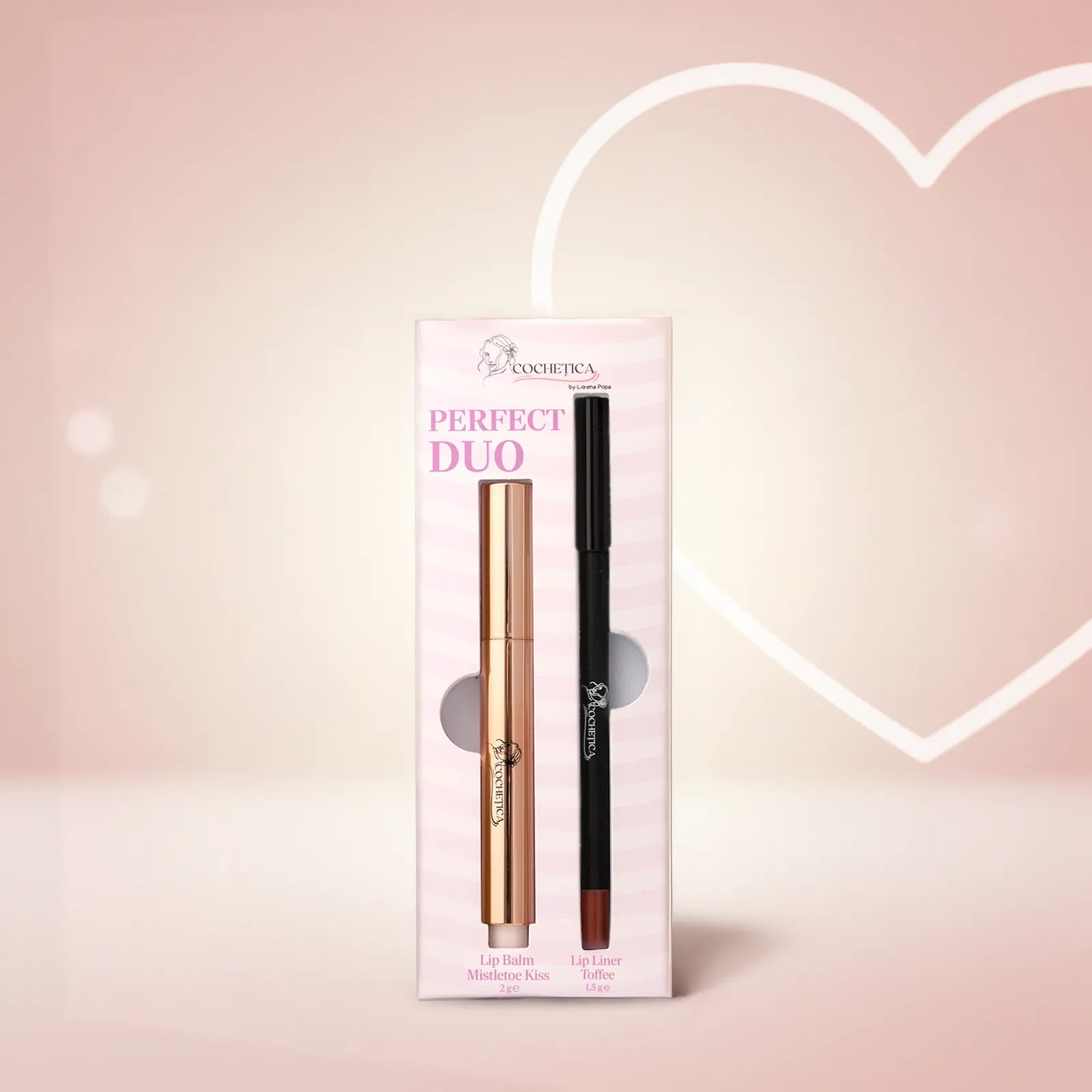 Perfect Duo Lip Balm - Mistletoe Kiss & Lip Liner - Toffee