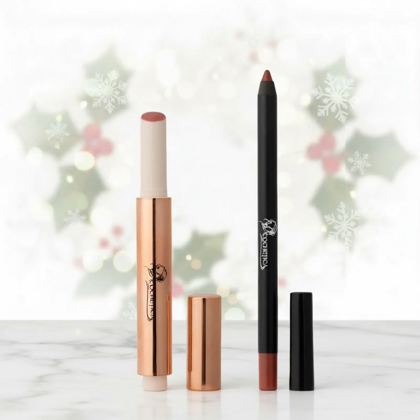 Perfect Duo Lip Balm - Mistletoe Kiss & Lip Liner - Toffee