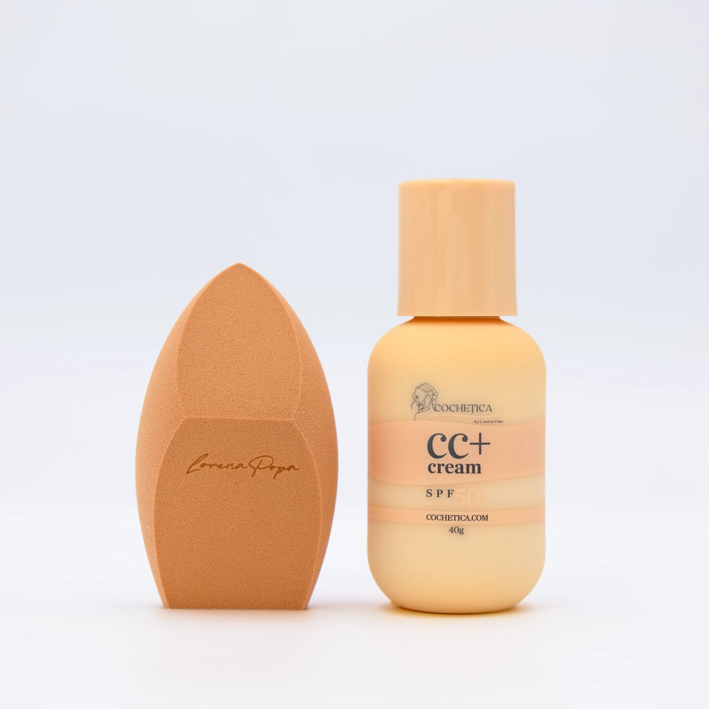 CC Cream + Cochetica Sponge Set