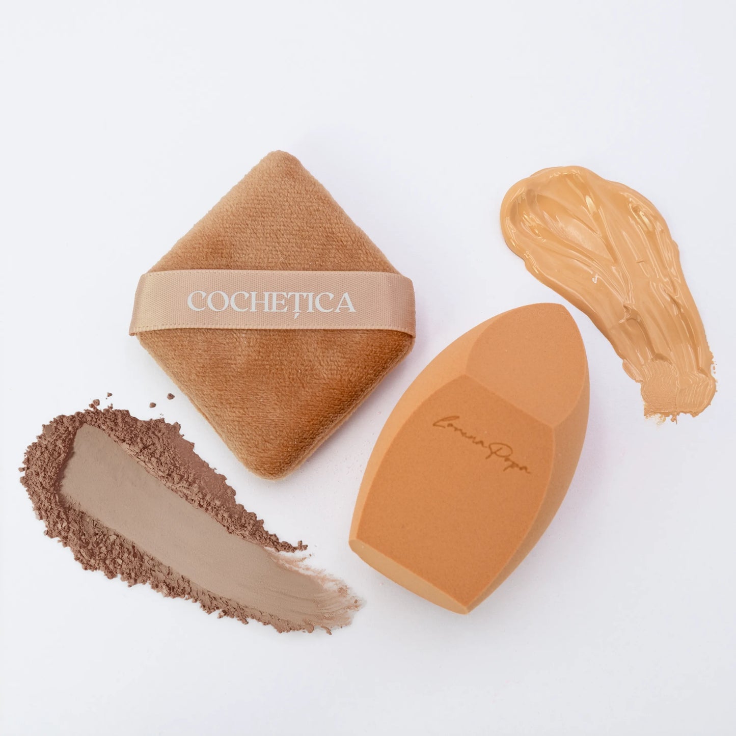 Set Burețel + Powder Puff