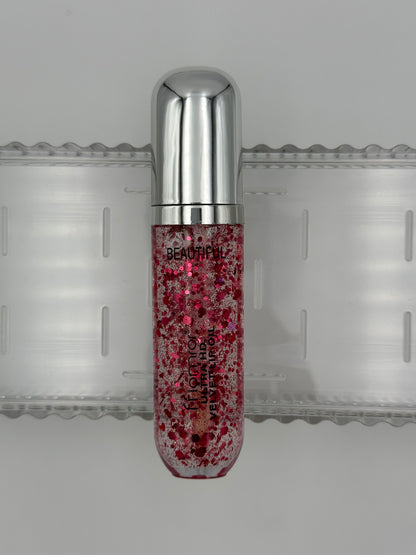 Lip oil magic cu sclipici