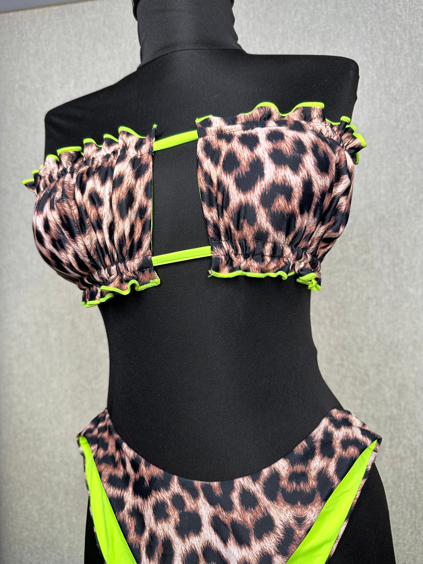 Costum de baie leopard