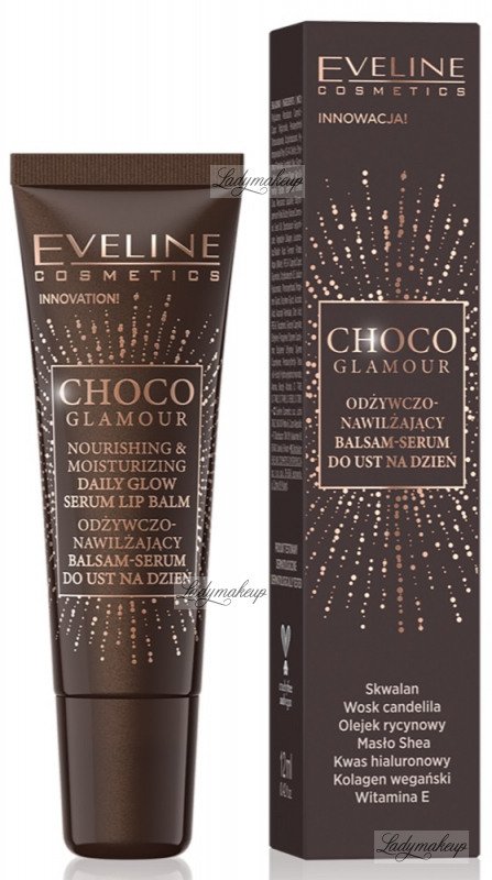 Choco Glamour Serum Lip Balm Eveline