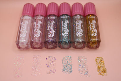 Fard lichid Glitter ushas