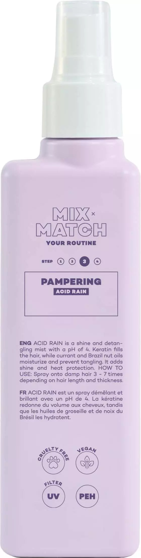 ACID RAIN - Spray cu pH acid de 4 pentru descurcarea parului