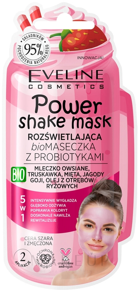 Masca Bio cu probiotice power shake Eveline