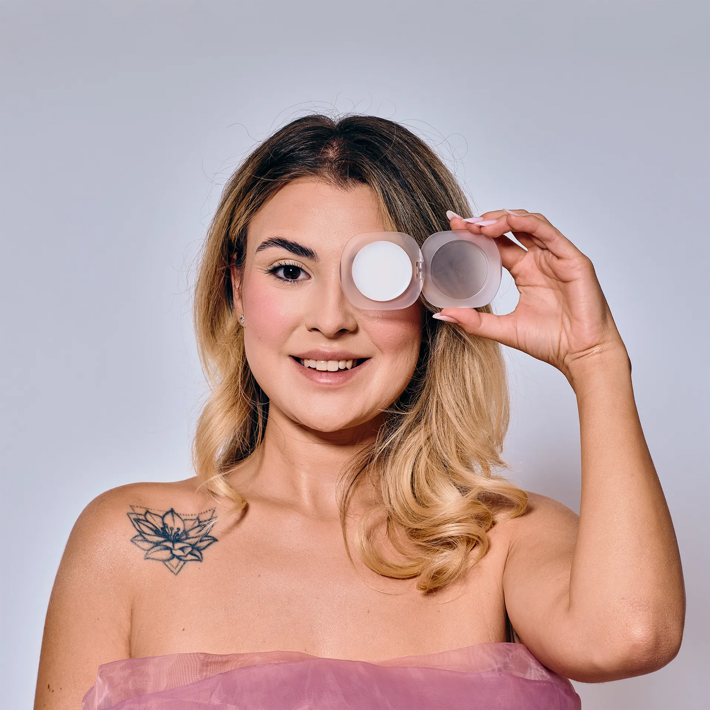 Blush Rosé Veil Pink Magic Cochetica by Lorena Popa