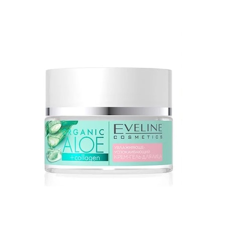 Crema-gel de fata aloe cu collagen eveline