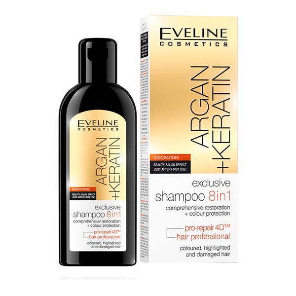 Sampon argan+keratina eveline