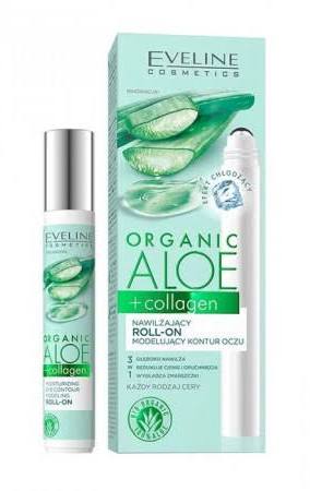 Gel roll-on pentru ochi cu aloe de la eveline